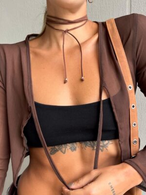 Choker Juno Chocolate