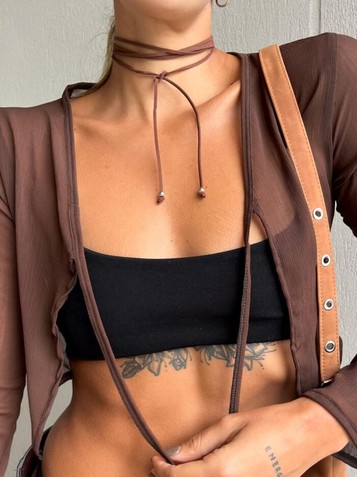 Choker Juno Chocolate
