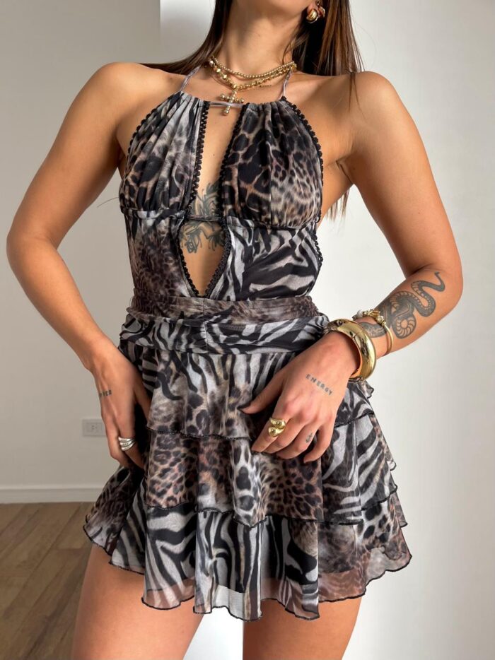 Vestido Mani Animal Print