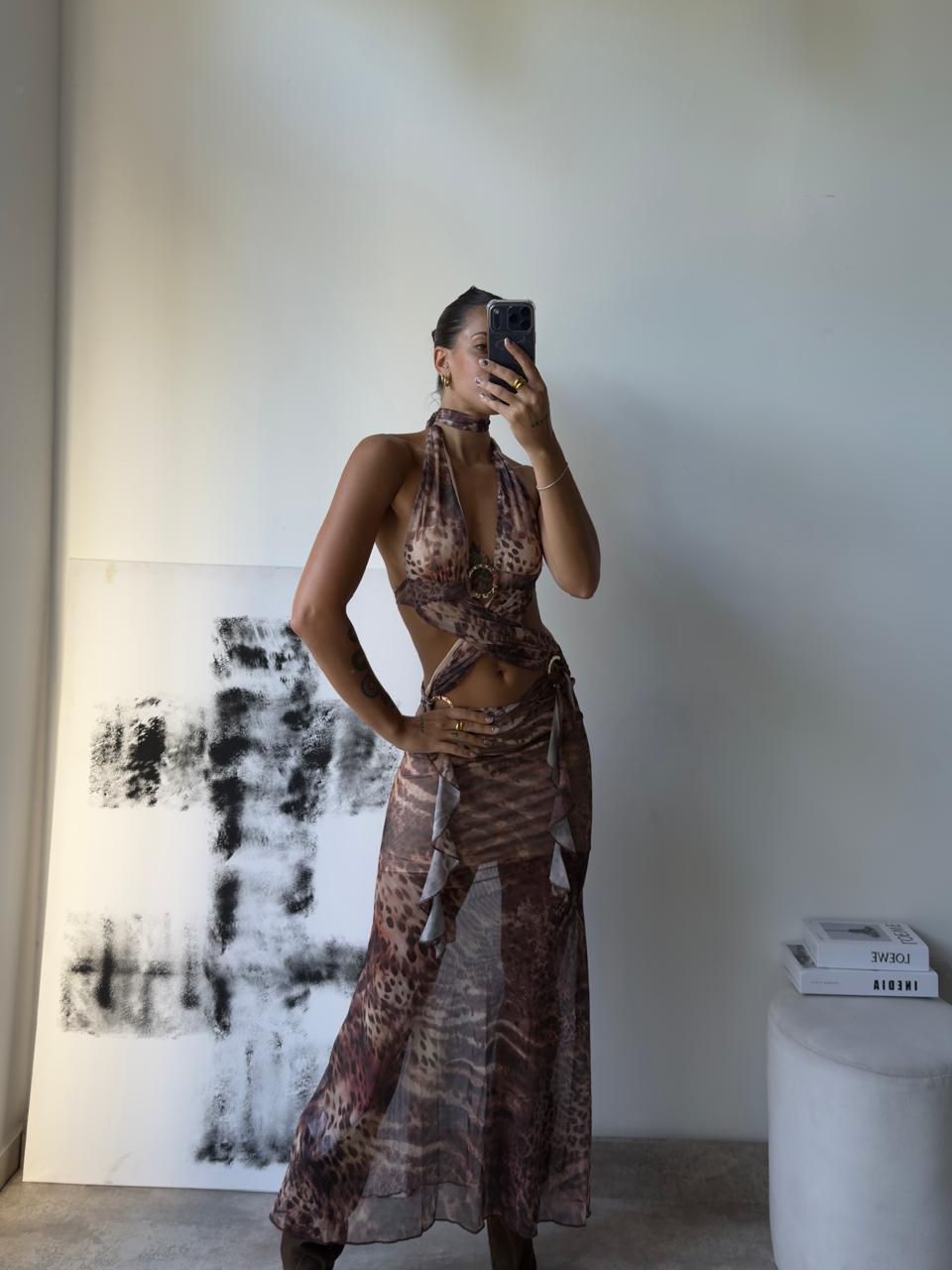 Vestido Agus Print (Importado) - Image 2